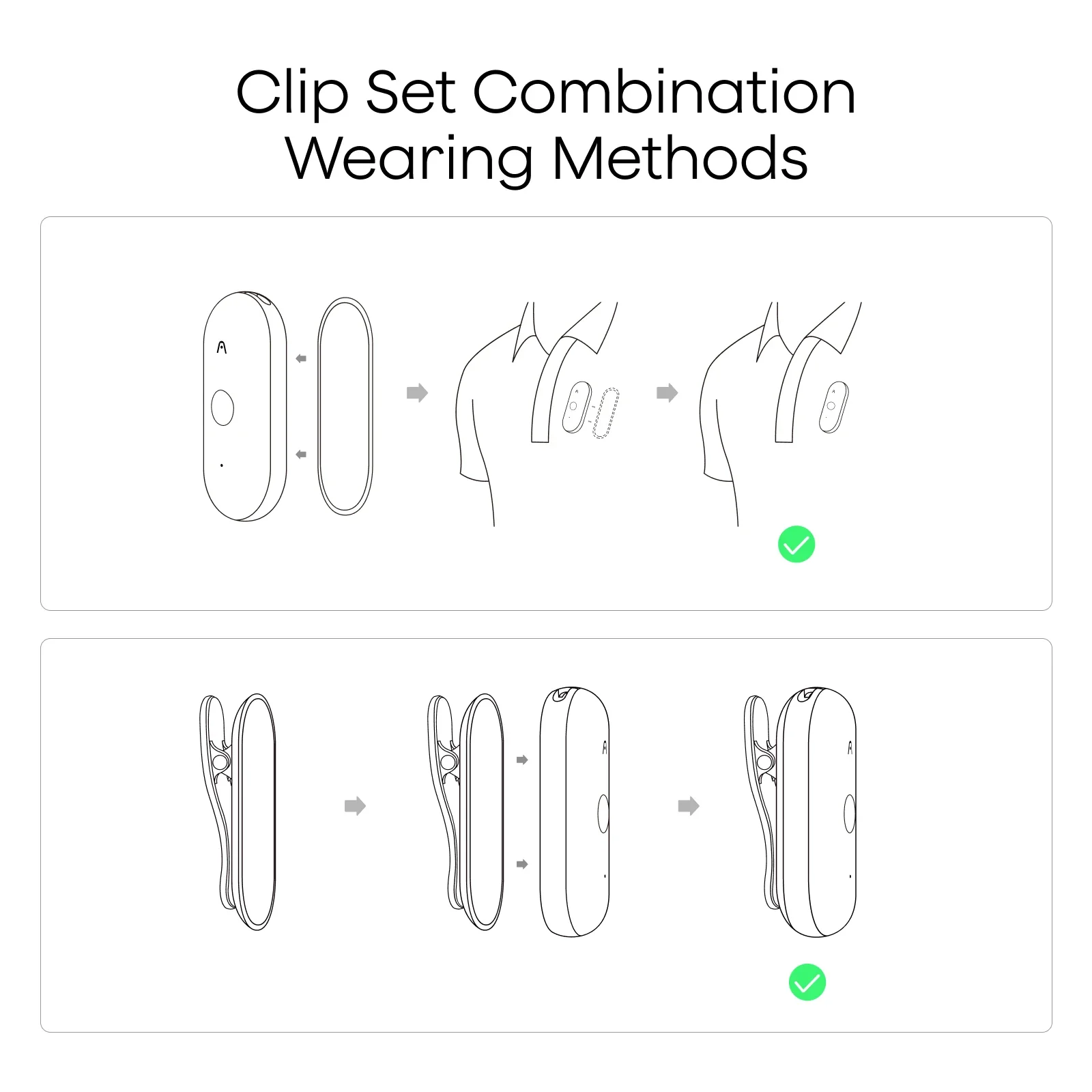 Clip & Magnetic Pin for Plaud NotePin｜Plaud NotePin S - Image 3