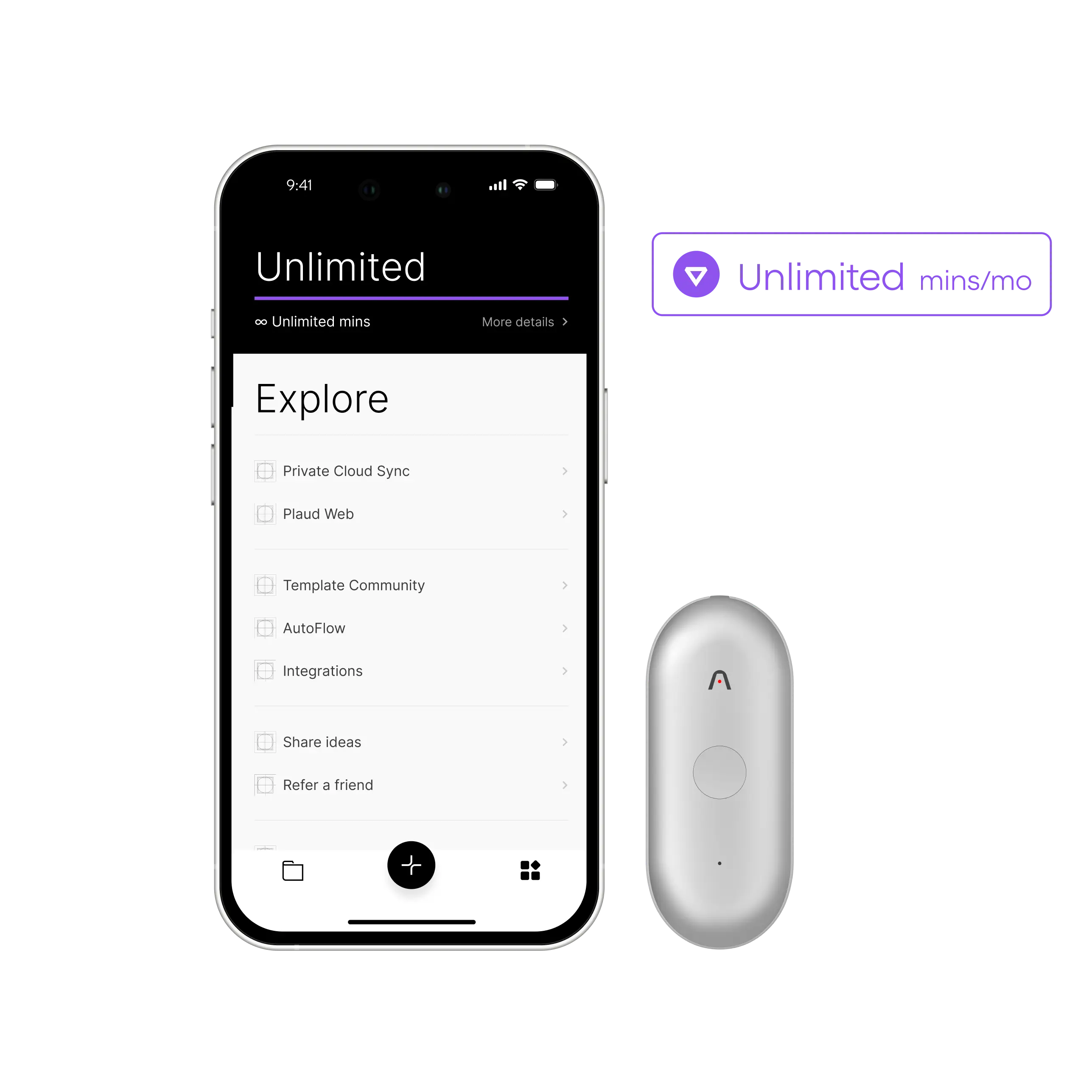 Plaud NotePin S & AI Annual Unlimited Plan - Image 8