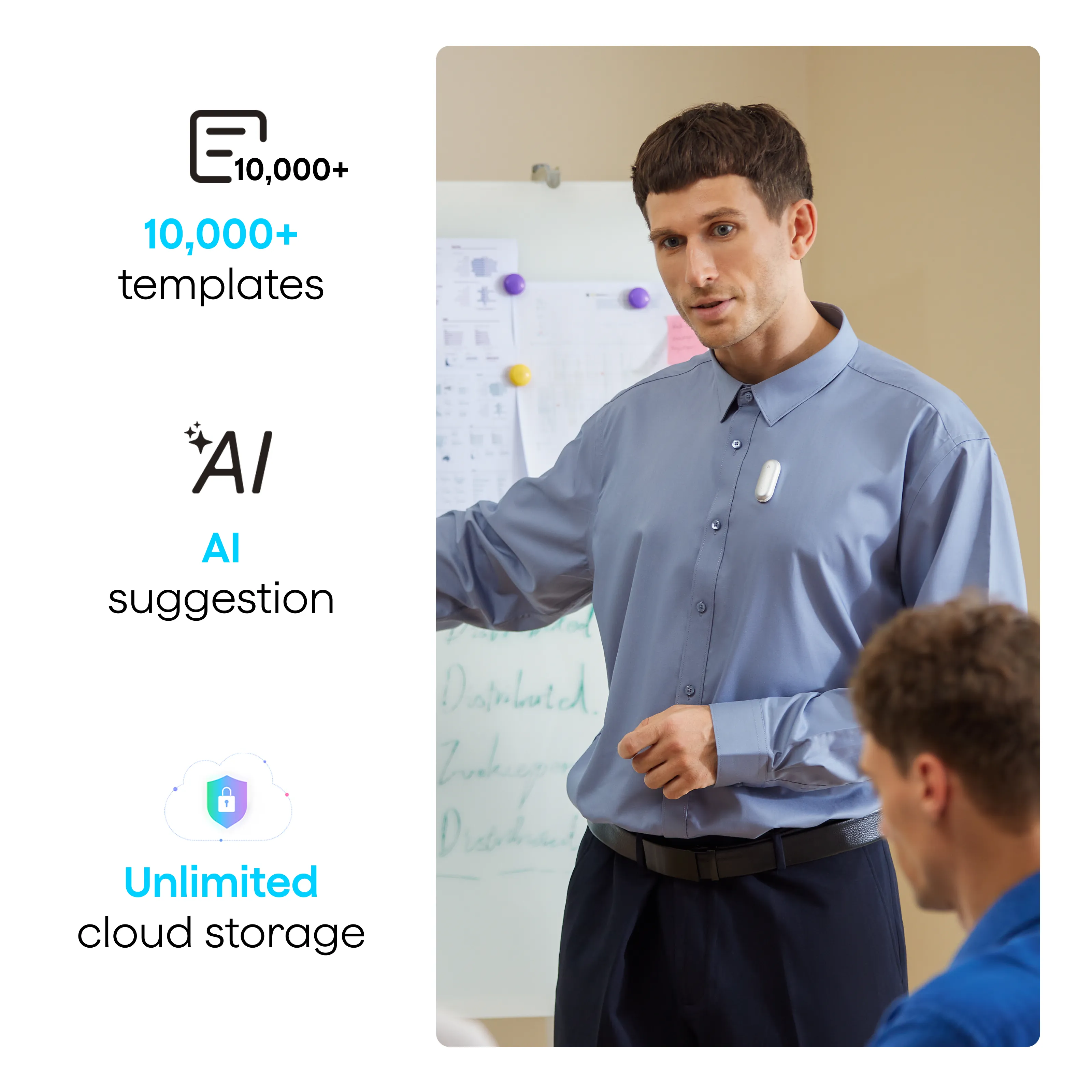 Plaud NotePin & AI Annual Unlimited Plan - Image 3
